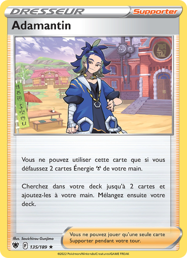 Adamantin 135 — Astres Radieux (French Pokémon TCG card)
