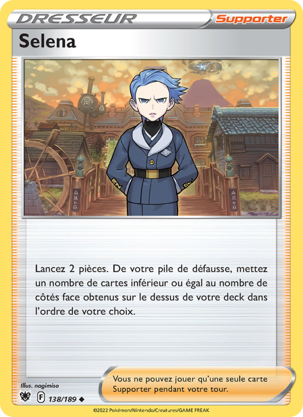 Selena 138 — Astres Radieux (French Pokémon TCG card)