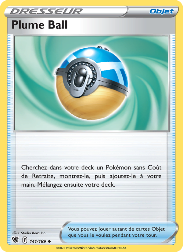 Plume Ball 141 — Astres Radieux (French Pokémon TCG card)
