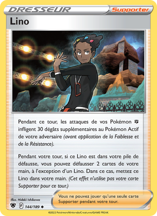 Lino 144 — Astres Radieux (French Pokémon TCG card)