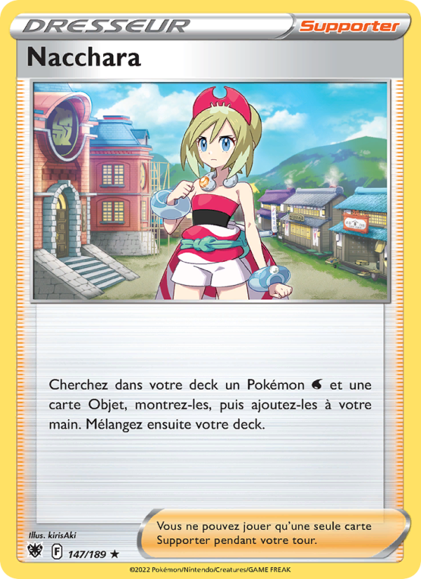 Nacchara 147 — Astres Radieux (French Pokémon TCG card)