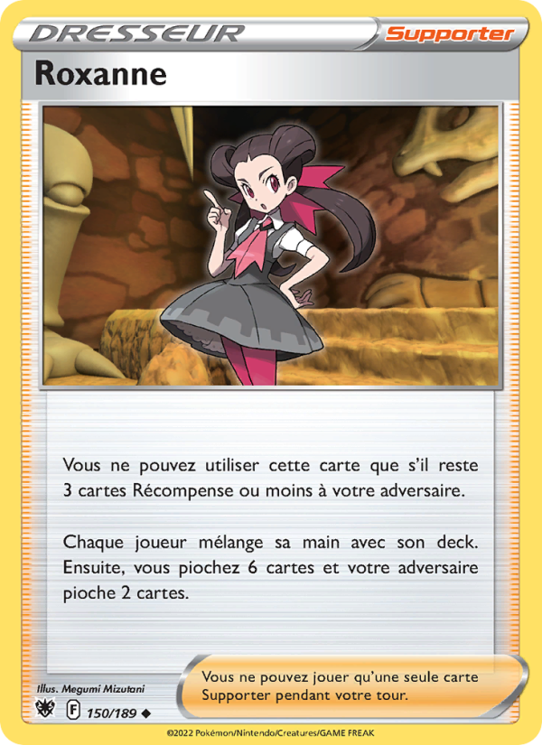 Roxanne 150 — Astres Radieux (French Pokémon TCG card)