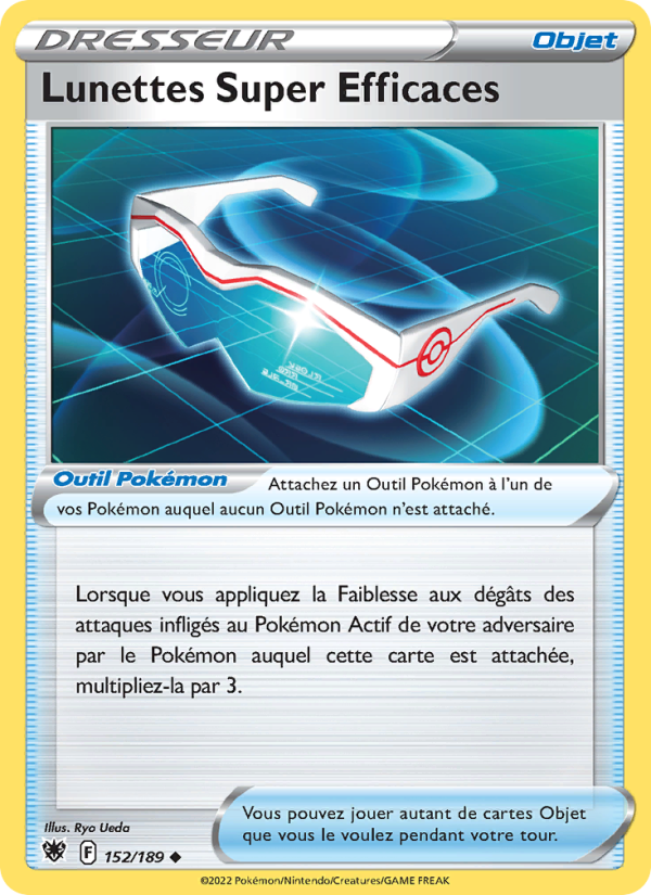 Lunettes Super Efficaces 152 — Astres Radieux (French Pokémon TCG card)