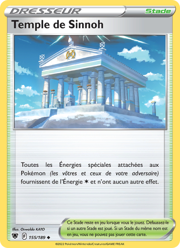 Temple de Sinnoh 155 — Astres Radieux (French Pokémon TCG card)