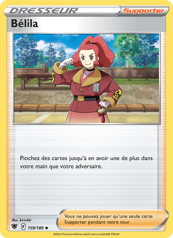 Bélila 159 — Astres Radieux (French Pokémon TCG card)