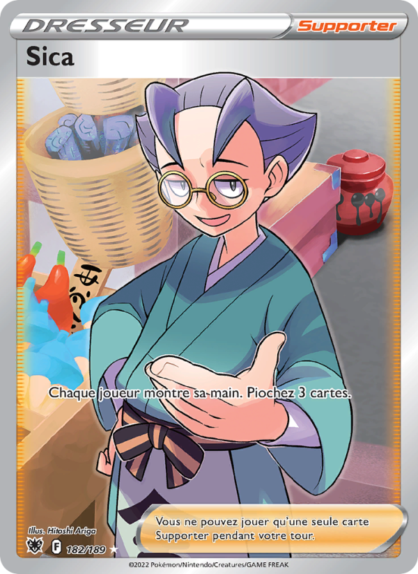 Sica 182 — Astres Radieux (French Pokémon TCG card)