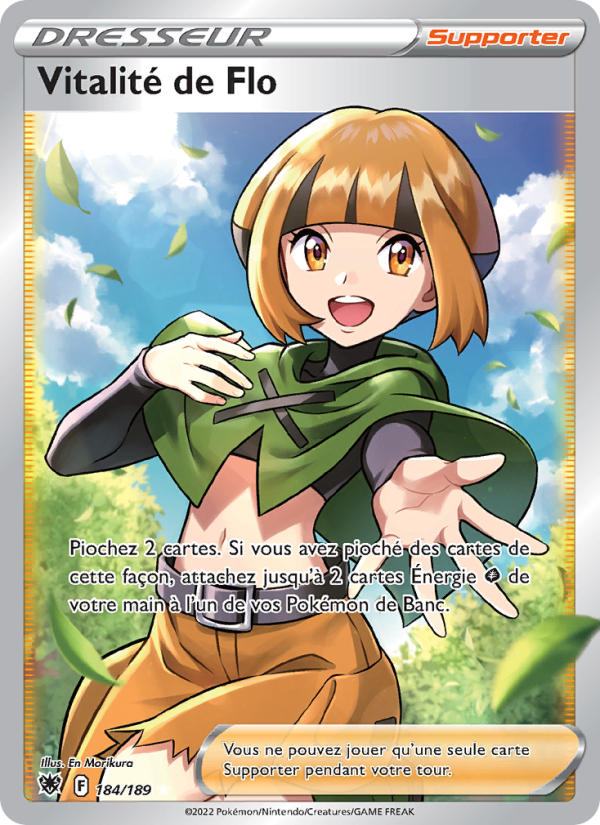 Vitalité de Flo 184 — Astres Radieux (French Pokémon TCG card)