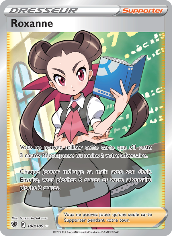 Roxanne 188 — Astres Radieux (French Pokémon TCG card)