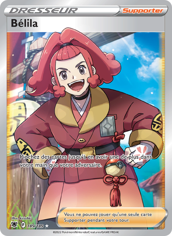 Bélila 189 — Astres Radieux (French Pokémon TCG card)