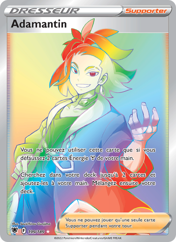 Adamantin 199 — Astres Radieux (French Pokémon TCG card)