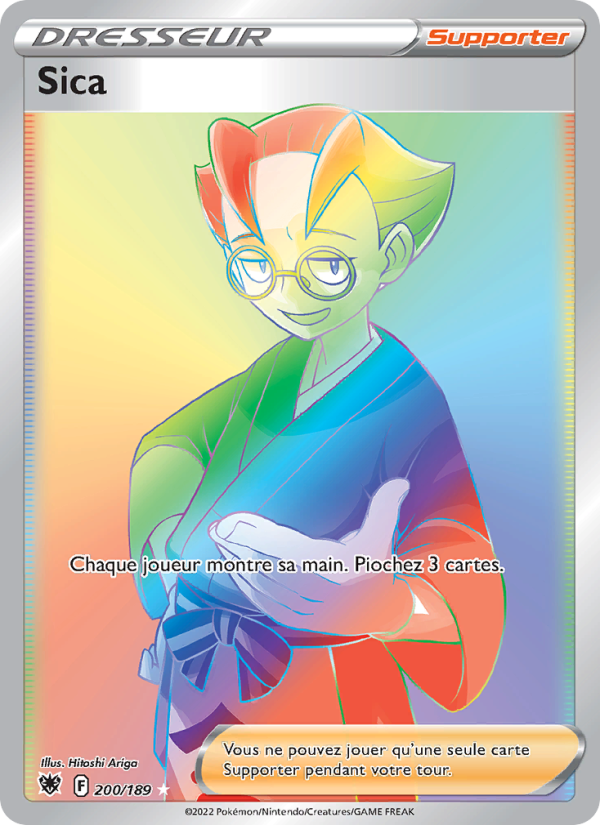 Sica 200 — Astres Radieux (French Pokémon TCG card)