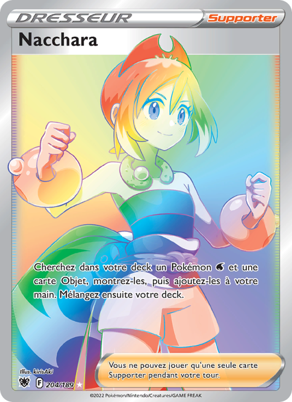 Nacchara 204 — Astres Radieux (French Pokémon TCG card)