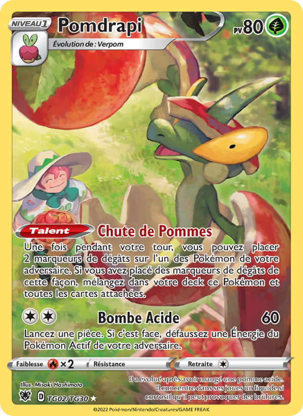 Pomdrapi TG02 — Astres Radieux (French Pokémon TCG card)