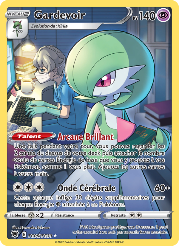 Gardevoir TG05 — Astres Radieux (French Pokémon TCG card)
