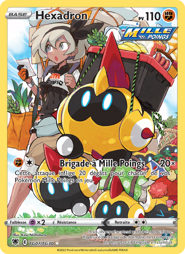 Hexadron TG07 — Astres Radieux (French Pokémon TCG card)