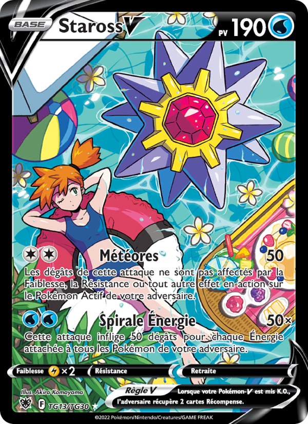 Staross V TG13 — Astres Radieux (French Pokémon TCG card)