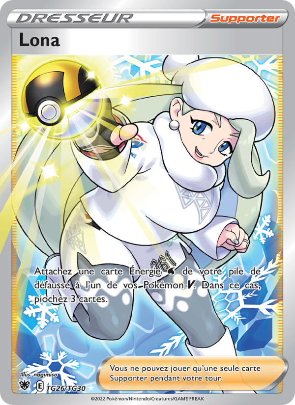 Lona TG26 — Astres Radieux (French Pokémon TCG card)