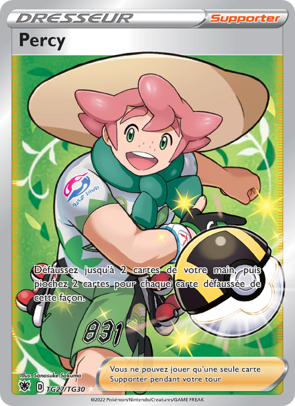 Percy TG27 — Astres Radieux (French Pokémon TCG card)
