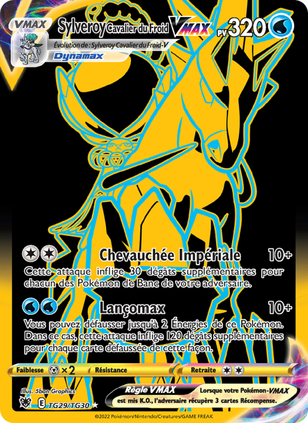 Sylveroy Cavalier du Froid VMAX TG29 — Astres Radieux (French Pokémon TCG card)