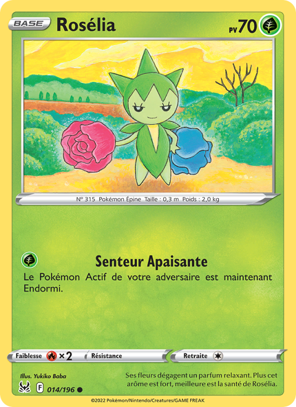 Rosélia 014 — Origine Perdue (French Pokémon TCG card)
