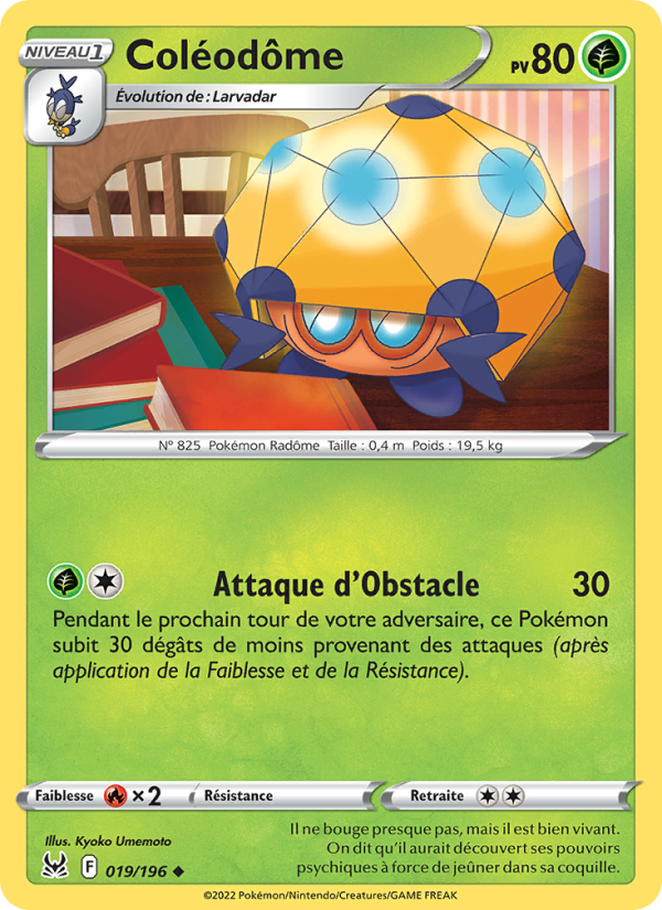 Coléodôme 019 — Origine Perdue (French Pokémon TCG card)