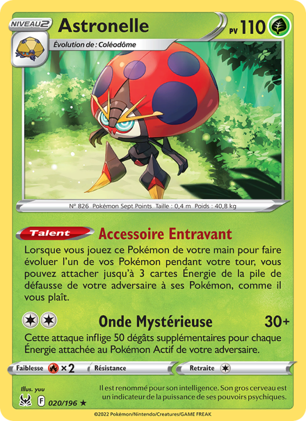 Astronelle 020 — Origine Perdue (French Pokémon TCG card)
