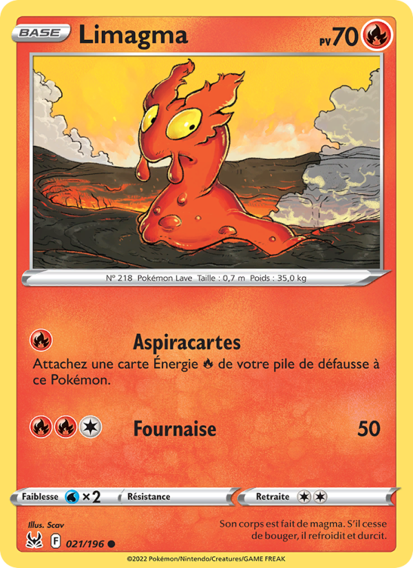 Limagma 021 — Origine Perdue (French Pokémon TCG card)