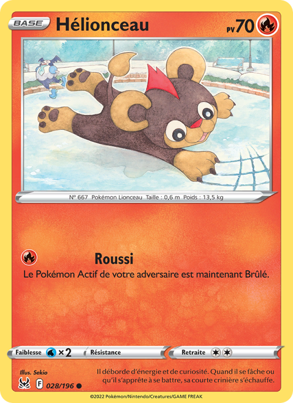 Hélionceau 028 — Origine Perdue (French Pokémon TCG card)