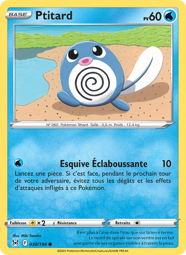 Ptitard 030 — Origine Perdue (French Pokémon TCG card)