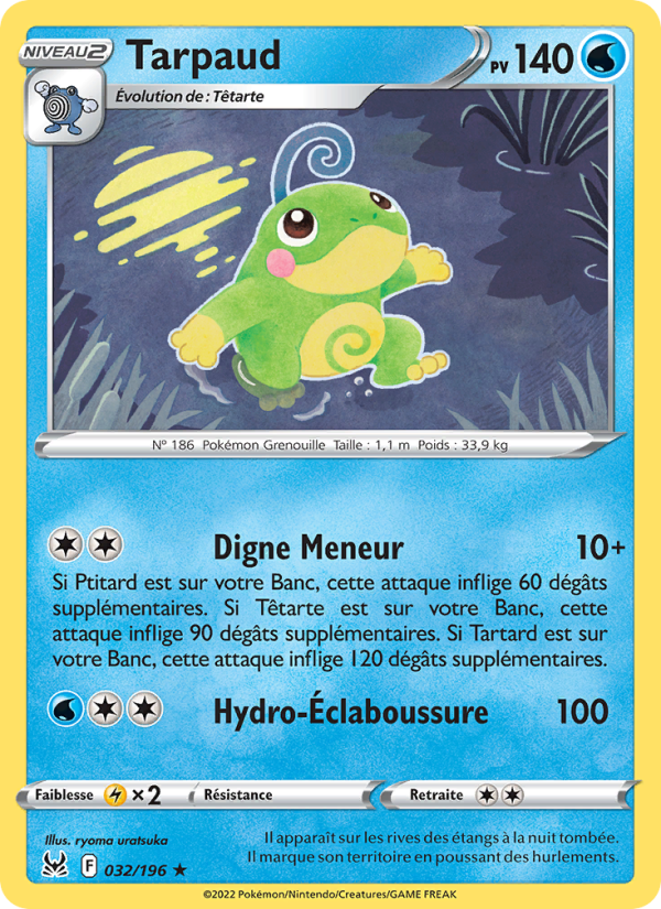 Tarpaud 032 — Origine Perdue (French Pokémon TCG card)