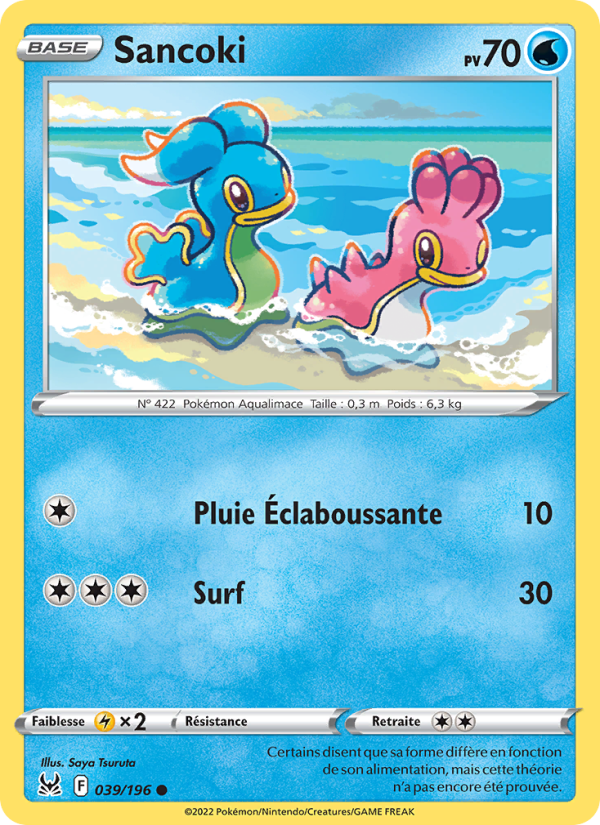 Sancoki 039 — Origine Perdue (French Pokémon TCG card)
