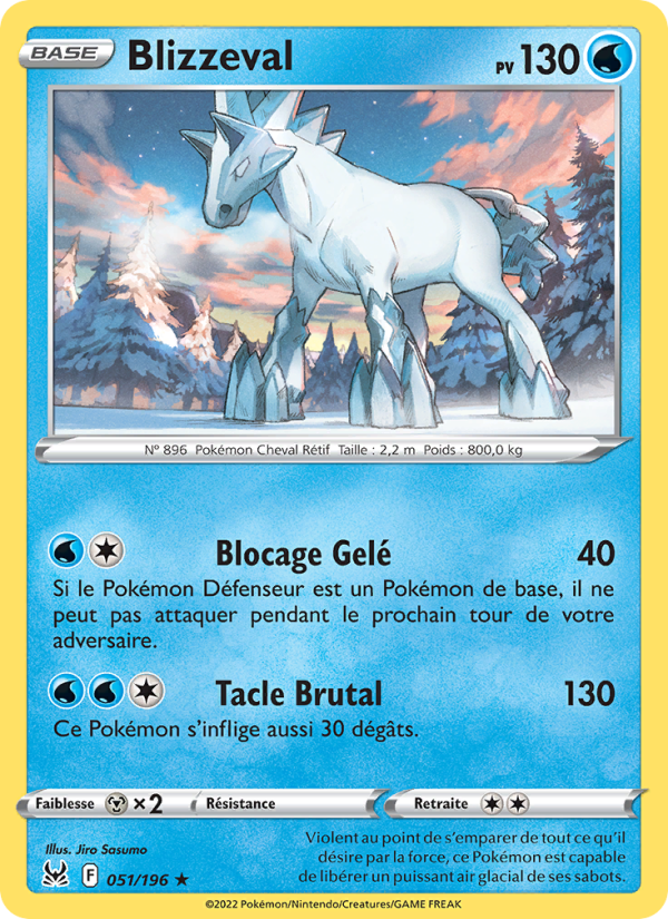 Blizzeval 051 — Origine Perdue (French Pokémon TCG card)