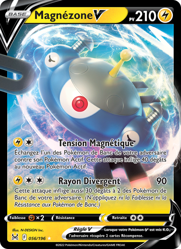 Magnézone V 056 — Origine Perdue (French Pokémon TCG card)