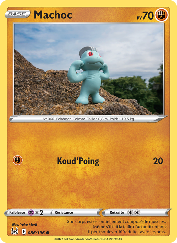 Machoc 086 — Origine Perdue (French Pokémon TCG card)