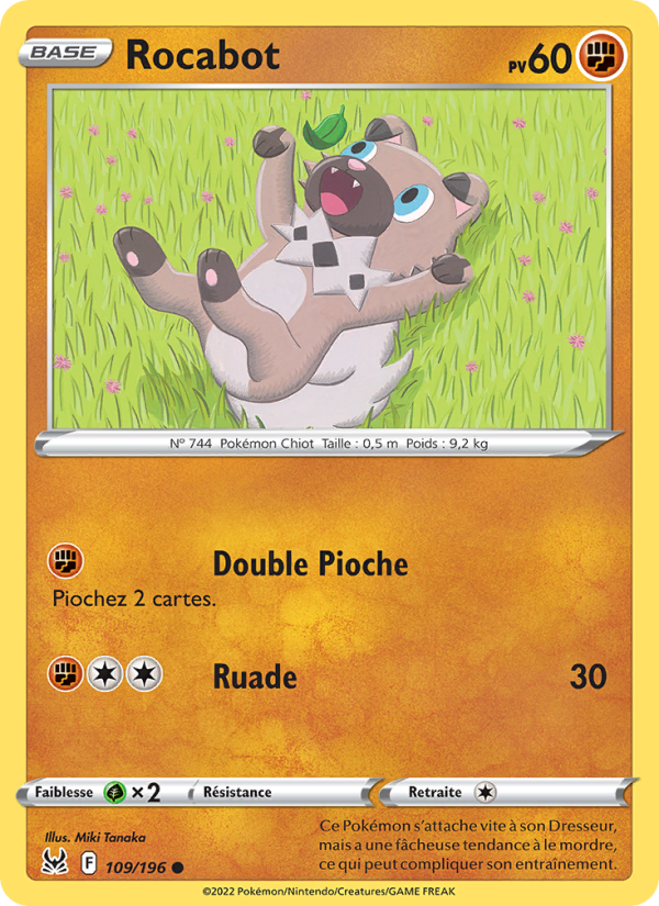 Rocabot 109 — Origine Perdue (French Pokémon TCG card)