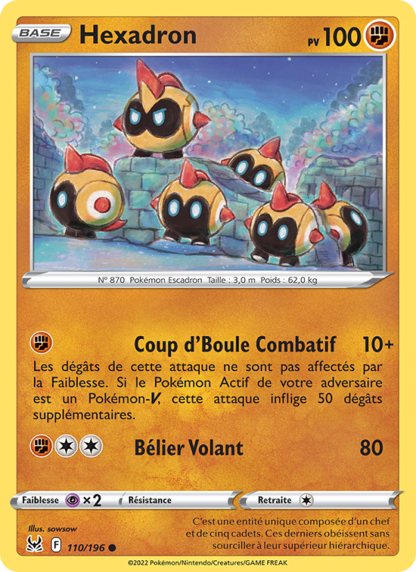 Hexadron 110 — Origine Perdue (French Pokémon TCG card)