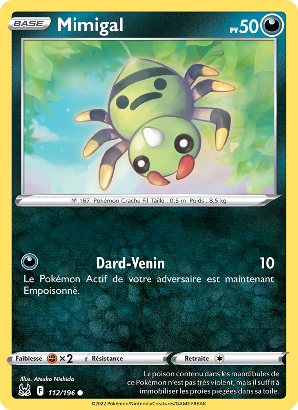 Mimigal 112 — Origine Perdue (French Pokémon TCG card)