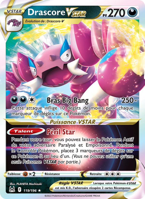 Drascore VSTAR 119 — Origine Perdue (French Pokémon TCG card)