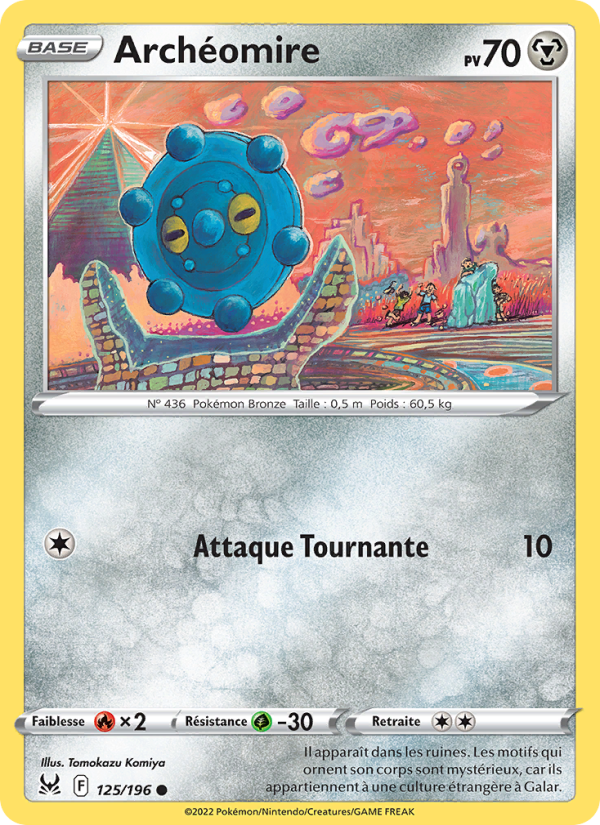 Archéomire 125 — Origine Perdue (French Pokémon TCG card)