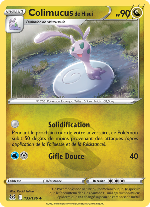 Colimucus de Hisui 133 — Origine Perdue (French Pokémon TCG card)