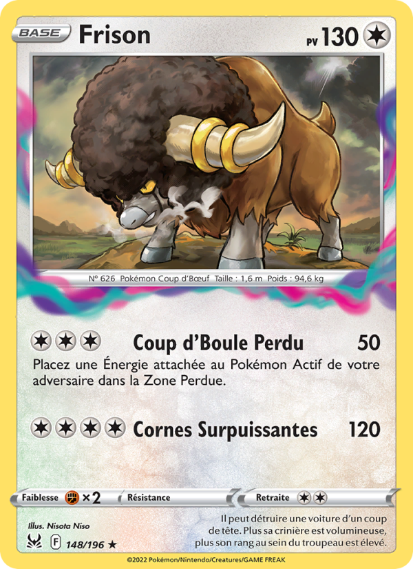 Frison 148 — Origine Perdue (French Pokémon TCG card)