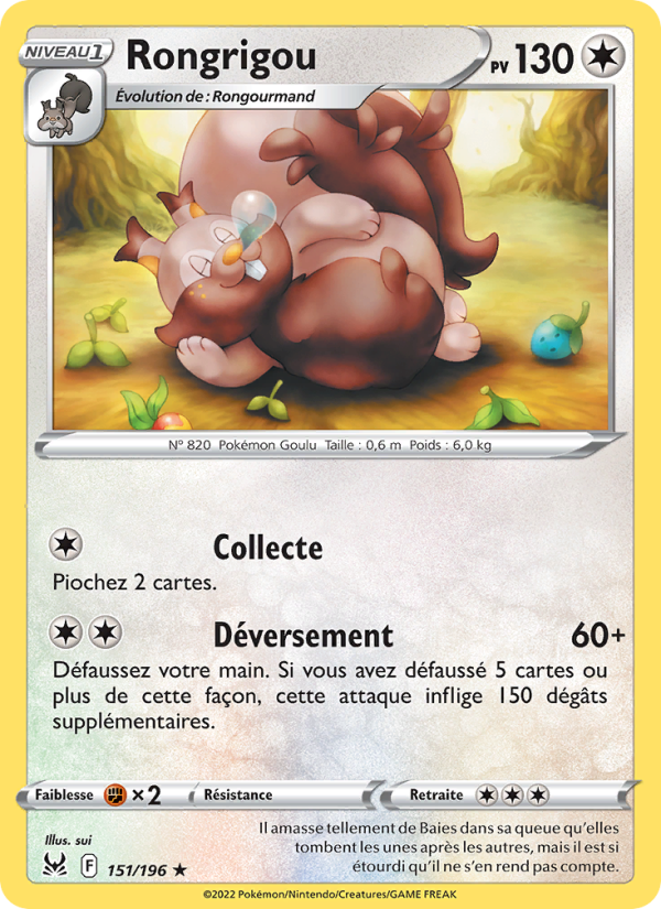 Rongrigou 151 — Origine Perdue (French Pokémon TCG card)
