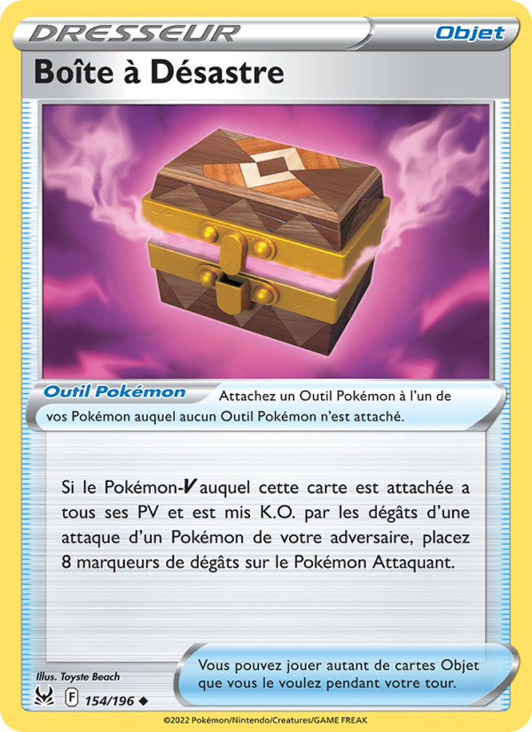 Boîte à Désastre 154 — Origine Perdue (French Pokémon TCG card)