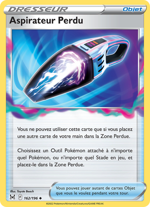 Aspirateur Perdu 162 — Origine Perdue (French Pokémon TCG card)