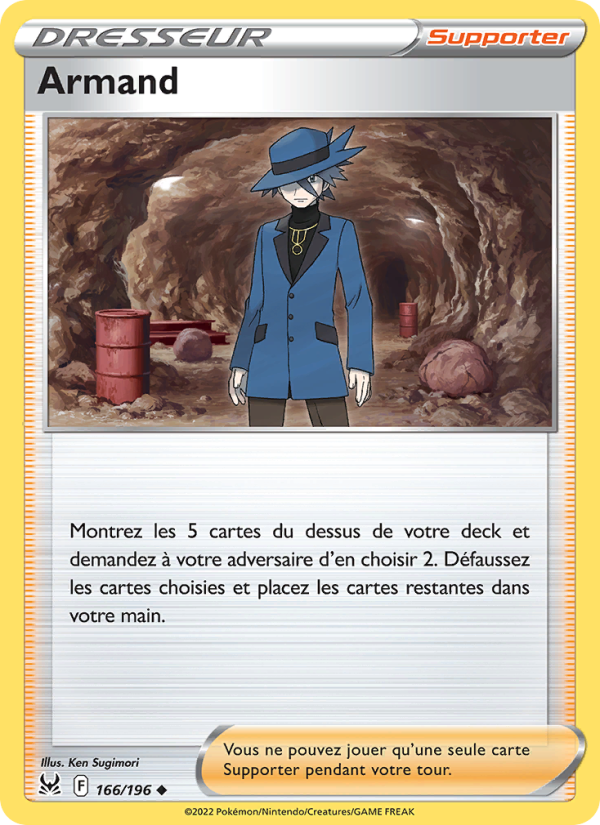Armand 166 — Origine Perdue (French Pokémon TCG card)