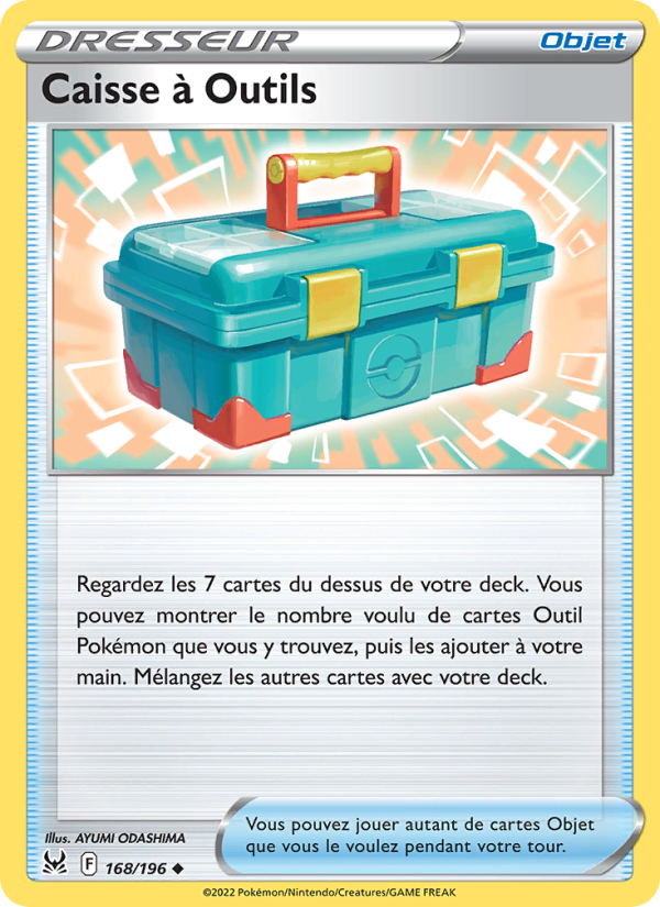 Caisse à Outils 168 — Origine Perdue (French Pokémon TCG card)