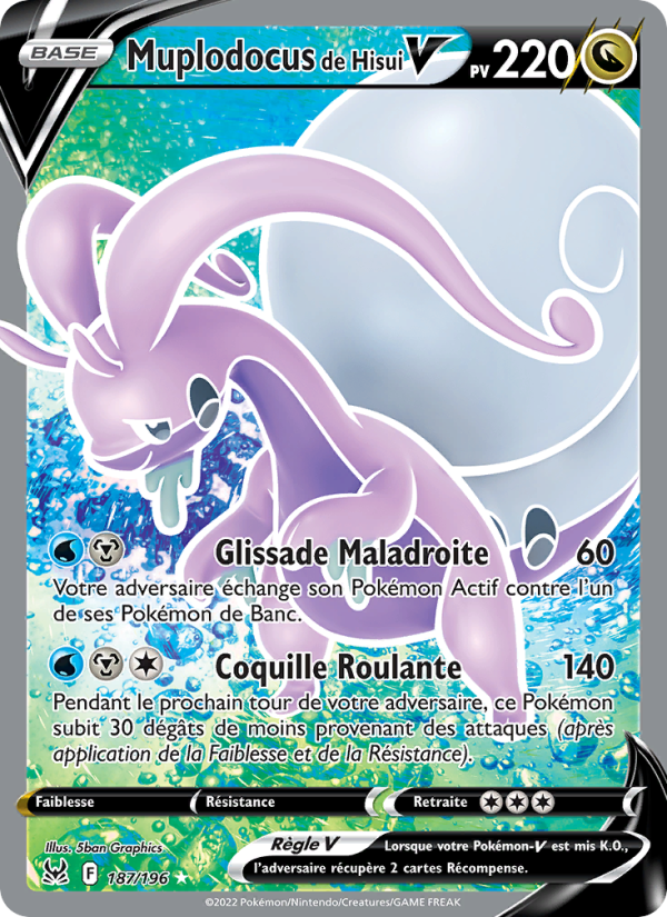Muplodocus de Hisui V 187 — Origine Perdue (French Pokémon TCG card)