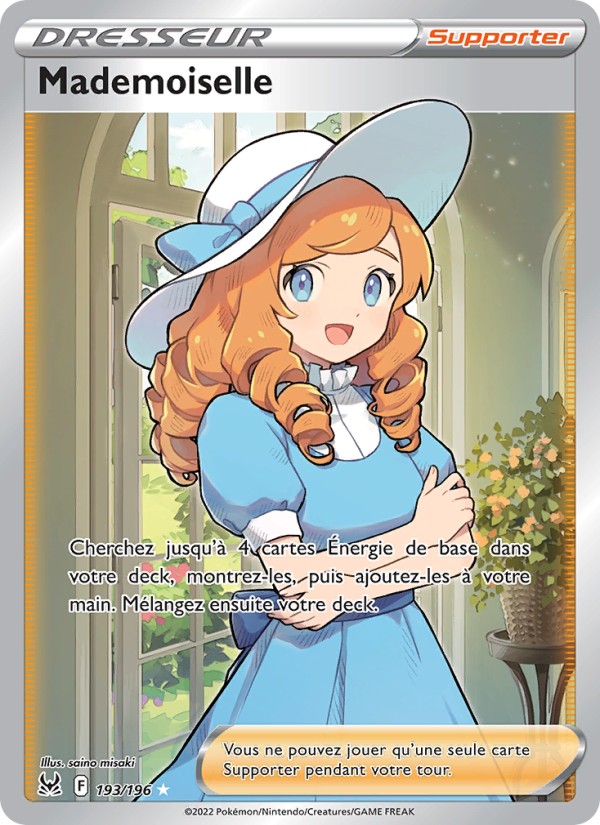 Mademoiselle 193 — Origine Perdue (French Pokémon TCG card)