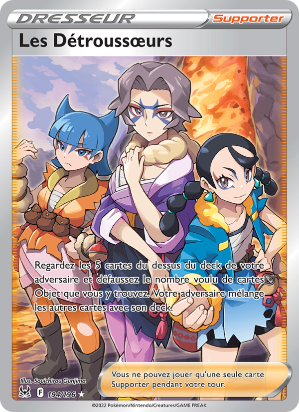 Les Détroussœurs 194 — Origine Perdue (French Pokémon TCG card)