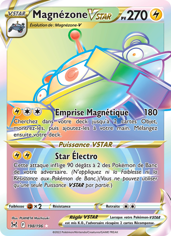 Magnézone VSTAR 198 — Origine Perdue (French Pokémon TCG card)